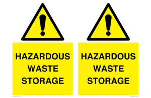 HAZARDOUS WASTE STORAGE
